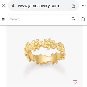 James Avery Margarita Ring , 14K gold. Size 6.